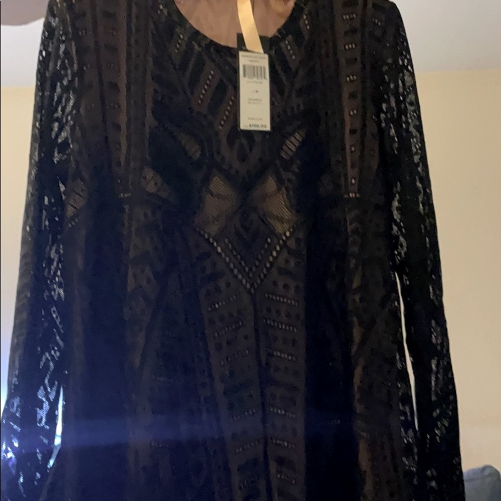 BCBG black lace “Natyly” dress NEW WITH TAGS